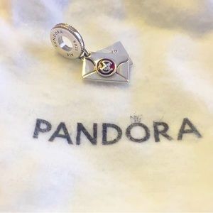 Pandora Hogwarts acceptance letter charm